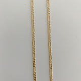 White Cut 14K Gold Chain