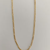 White Cut 14K Gold Chain