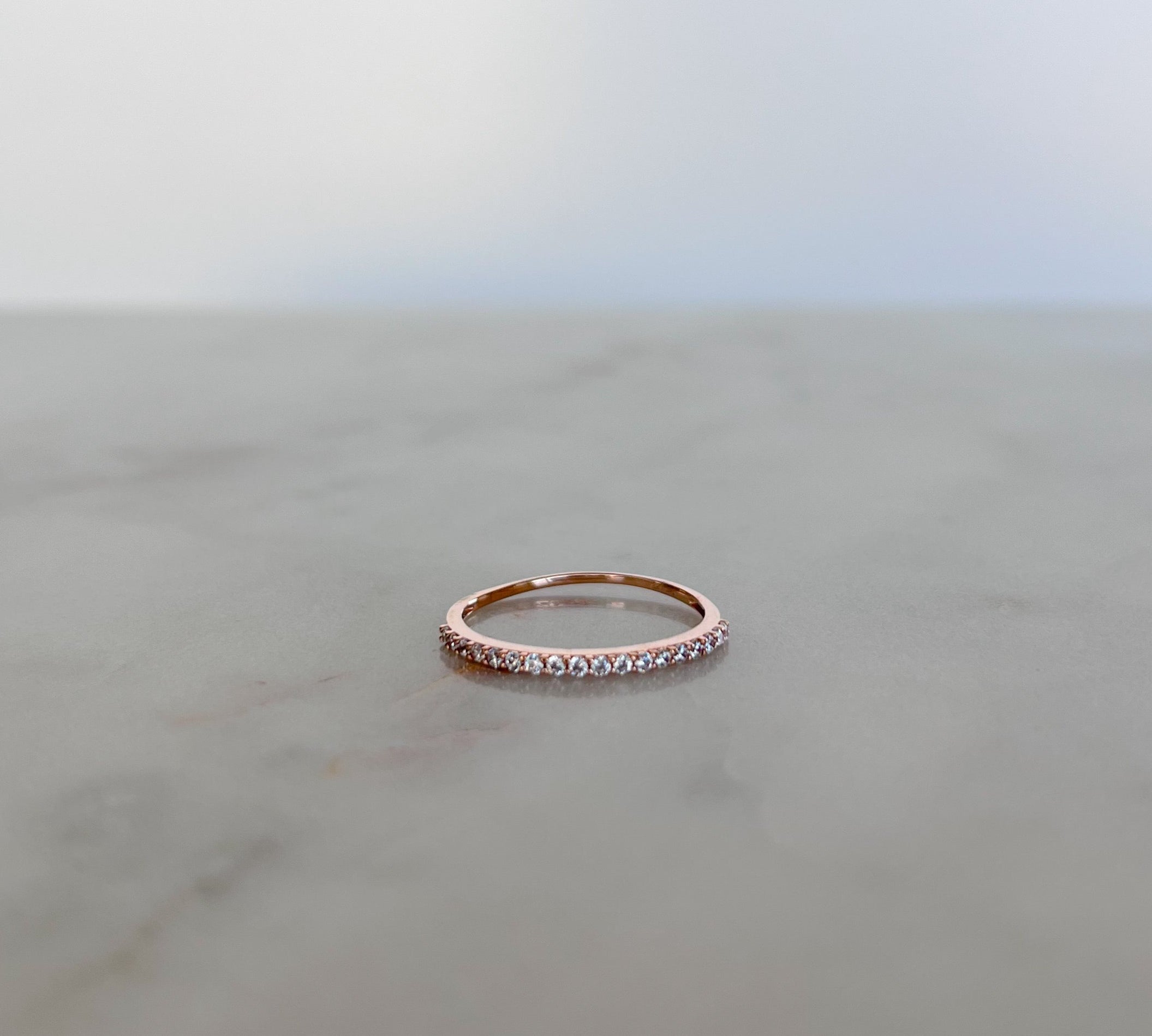 14K Shined Gold Stack Ring