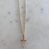 14K Gold Cross Pendant