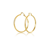 Gold Plated Hoops