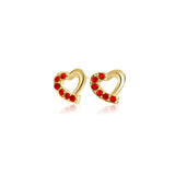 Red Heart Earrings