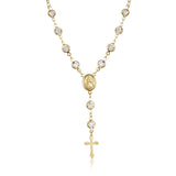 Gold Plated Rosary Cross Set