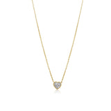 Golden Heart CZ Set