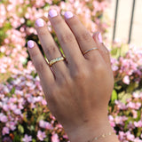 14K Gold Round Stacking Ring