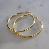 Gold Plated Hoops