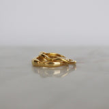 Gold Thin Curved Ring