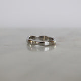 Silver Polished Curved Ring