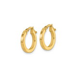 14K Gold Hoop Huggies