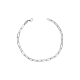 Sterling Silver Paper Clip Bracelet